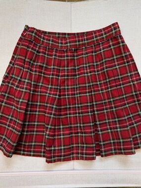 Hollister Plaid Pleated Skirt